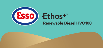 Logo graphique d'Esso Ethos+ Renewable Diesel